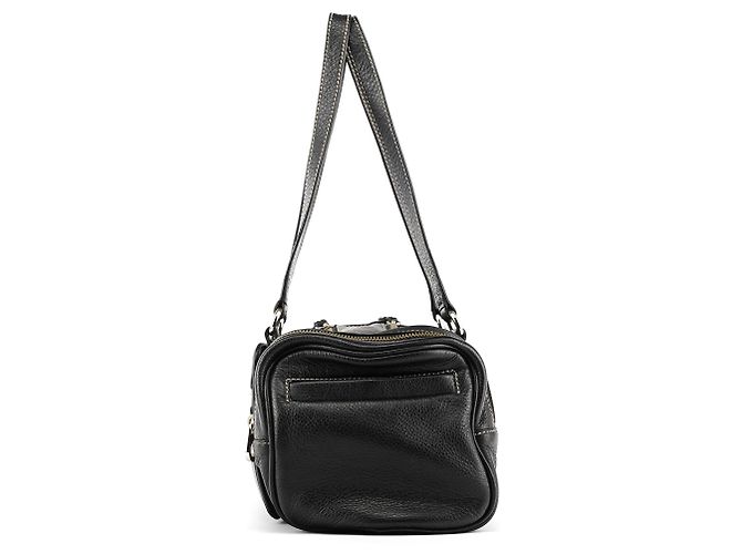 Marc by Marc Jacobs Borsa Boston multi-tasche in pelle nera - vista 2