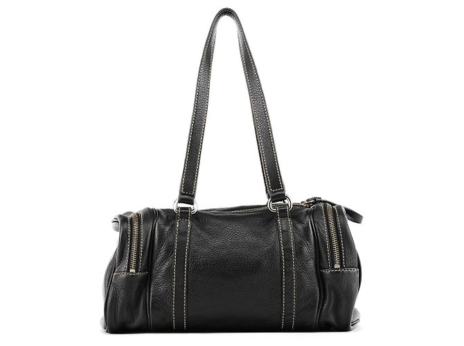 Marc by Marc Jacobs Borsa Boston multi-tasche in pelle nera - vista 3