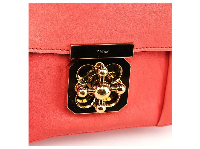 Chloé Borsa a tracolla Elsie in pelle rosa - vista 5