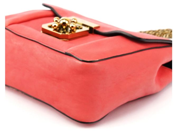 Chloé Borsa a tracolla Elsie in pelle rosa - vista 7