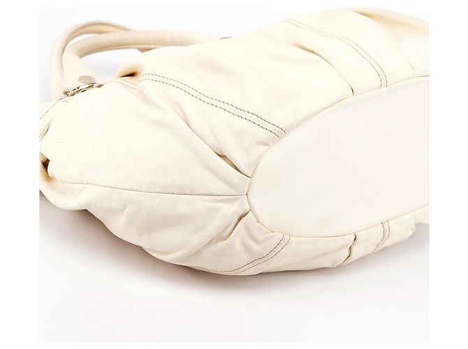 Céline Bolso 2-Way Pillow de piel Ivory - vista 14