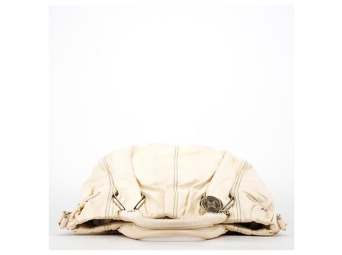 Céline Bolso 2-Way Pillow de piel Ivory - vista 4