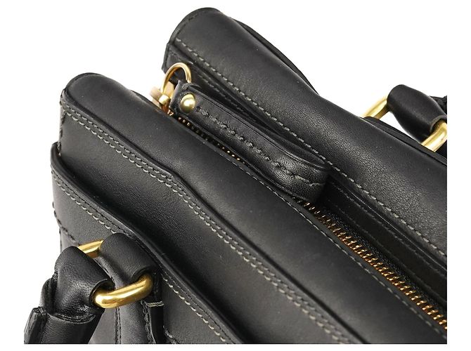 Coach 11047 Borsa Tote Hamptons in pelle nera - vista 8