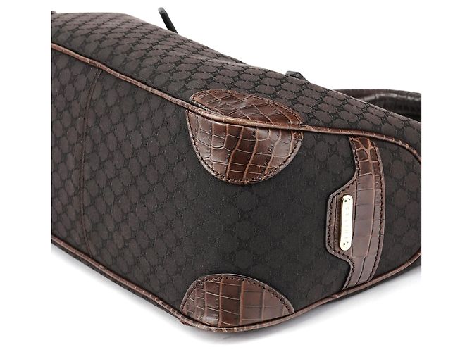 Céline Borsa Tote Boogie in pelle monogram marrone - vista 8