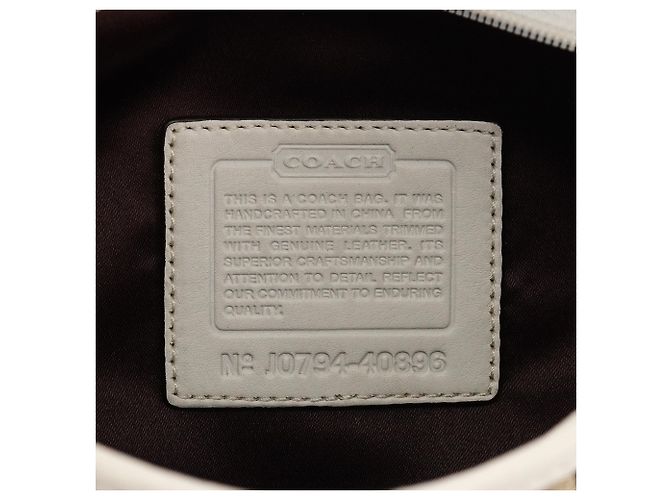 Coach Borsa a tracolla 40896 Signature Canvas Beige Brown - vista 11