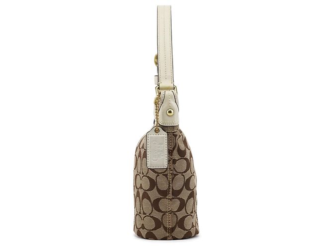 Coach Borsa a tracolla 40896 Signature Canvas Beige Brown - vista 2