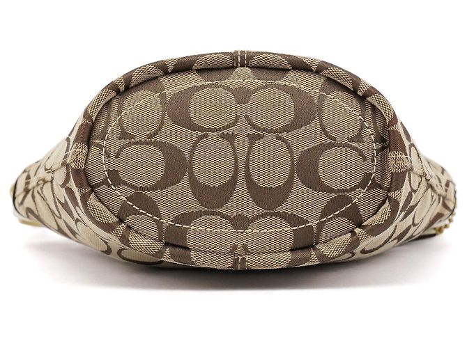 Coach Borsa a tracolla 40896 Signature Canvas Beige Brown - vista 5