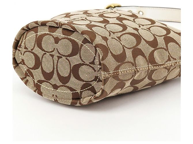Coach Borsa a tracolla 40896 Signature Canvas Beige Brown - vista 9
