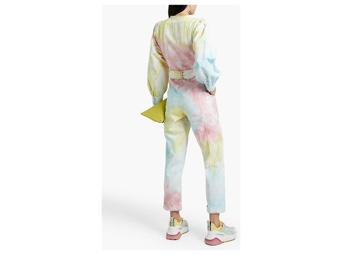 LoveShackFancy Paca Rainbow Radial Tie Dye Jumpsuit - Ansicht 3