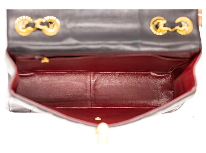 Chanel Mademoiselle Large / Maxi Flap Bag Nero – Hardware Oro – Carta, Sticker e Dustbag - vista 16