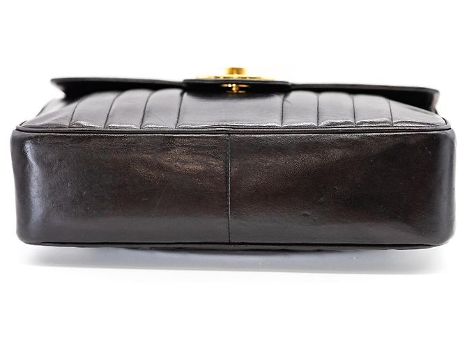 Chanel Mademoiselle Large / Maxi Flap Bag Nero – Hardware Oro – Carta, Sticker e Dustbag - vista 9