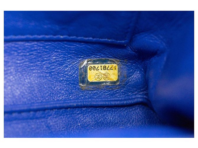 Timeless Borsa a tracolla Chanel Quilted Single Flap Blau – Double Chain – Gold Hardware - vista 18