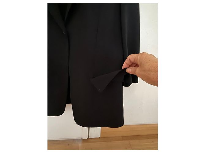 Agnona schwarze Schurwolljacke - Ansicht 3