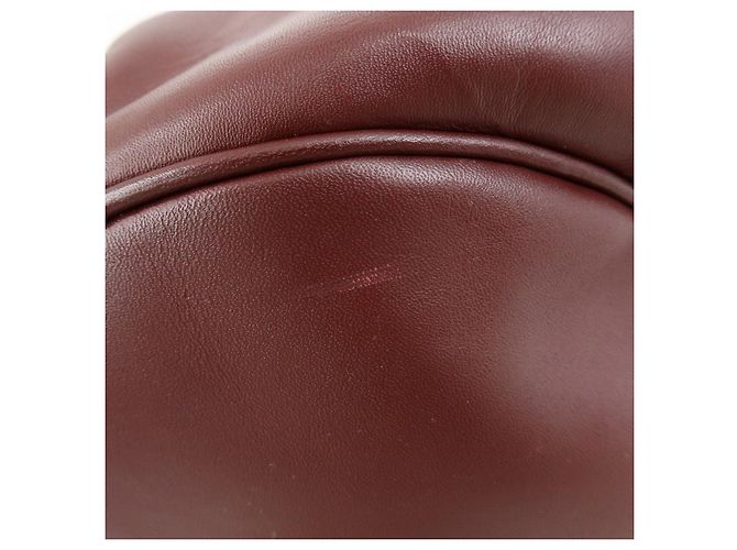 Borsa a tracolla e spalla Must de Cartier in pelle Bordeaux - vista 18
