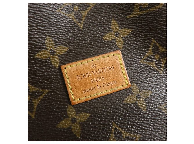 Borsa a tracolla Louis Vuitton Monogram Saumur 30 Canvas Brown M42256 - vista 23