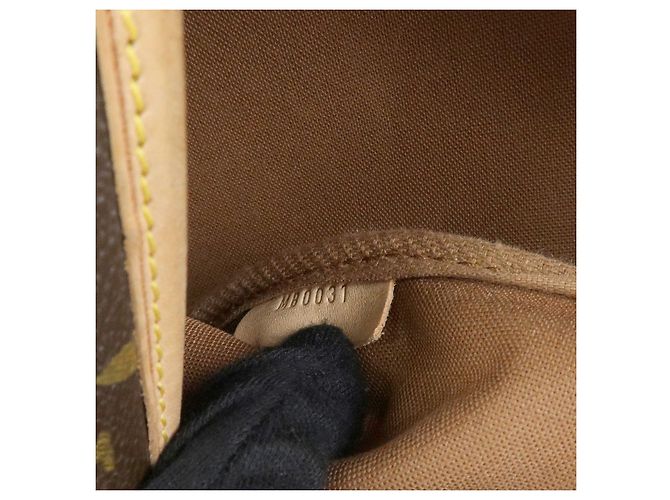 Borsa a tracolla Louis Vuitton Monogram Saumur 30 Canvas Brown M42256 - vista 24