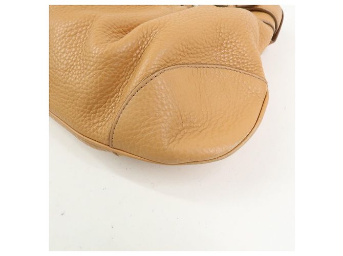 Salvatore Ferragamo Borsa a mano e a tracolla Ferragamo Gancini Marisa in pelle Beige - vista 10