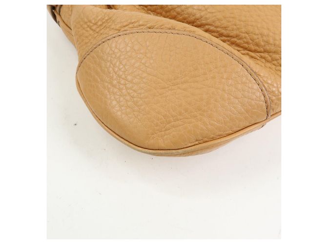 Salvatore Ferragamo Borsa a mano e a tracolla Ferragamo Gancini Marisa in pelle Beige - vista 11