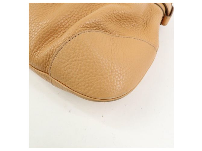 Salvatore Ferragamo Borsa a mano e a tracolla Ferragamo Gancini Marisa in pelle Beige - vista 12