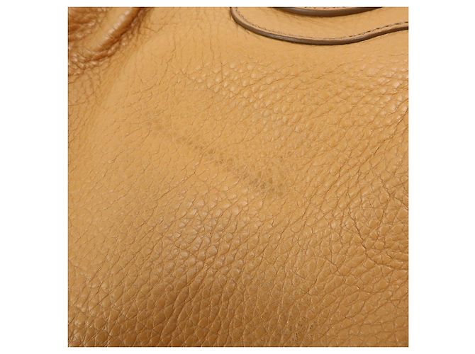 Salvatore Ferragamo Borsa a mano e a tracolla Ferragamo Gancini Marisa in pelle Beige - vista 19