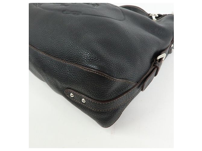 PRADA Schultertasche aus Leder Handtasche Schwarz BR3648 - Ansicht 11