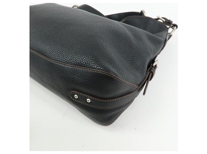 PRADA Schultertasche aus Leder Handtasche Schwarz BR3648 - Ansicht 13
