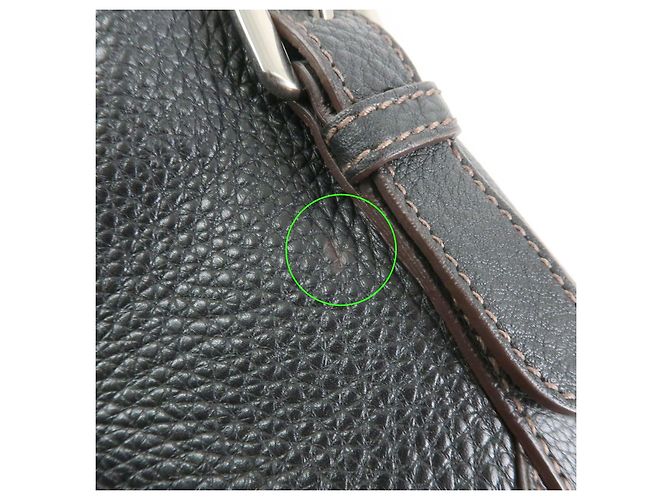 PRADA Schultertasche aus Leder Handtasche Schwarz BR3648 - Ansicht 17