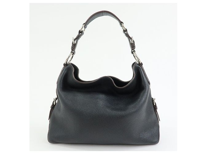 PRADA Schultertasche aus Leder Handtasche Schwarz BR3648 - Ansicht 2