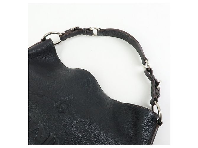 PRADA Schultertasche aus Leder Handtasche Schwarz BR3648 - Ansicht 6