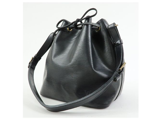Noe Louis Vuitton Borsa a tracolla Petit Noé in pelle Epi Noir Black M59012 - vista 3