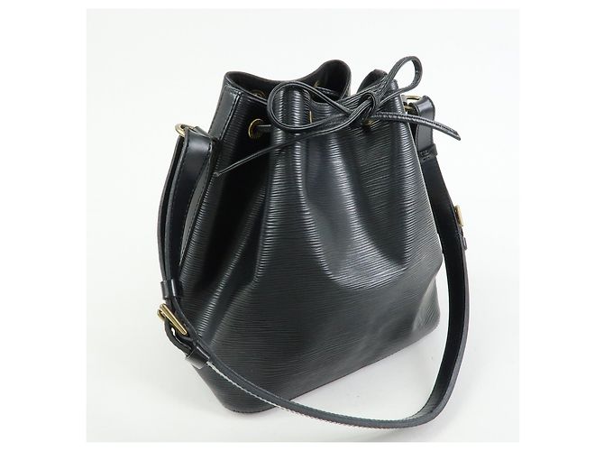 Noe Louis Vuitton Borsa a tracolla Petit Noé in pelle Epi Noir Black M59012 - vista 4