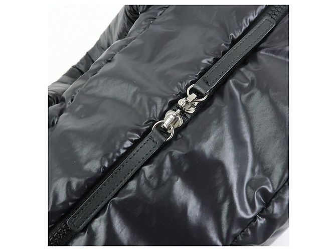 CHANEL COCO COCOON COCO Mark Nylon Leather Boston Bag Black A47092 - vista 15