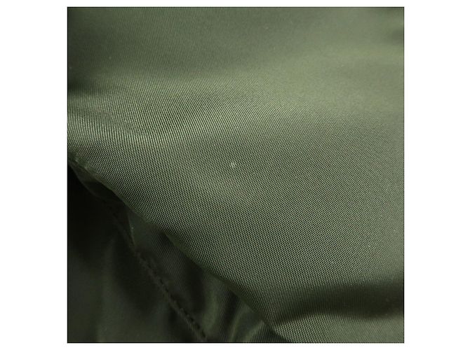 PRADA Rucksack aus Nylon und Saffiano-Leder mit Triangle-Logo Khaki 1BZ005 - Ansicht 15