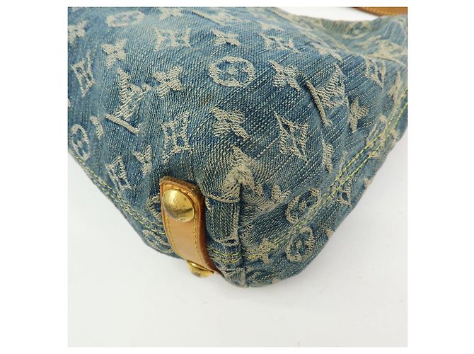 Louis Vuitton Monogram Denim Baggy PM Borsa 2Way Borsa a Tracolla M95049 - vista 11