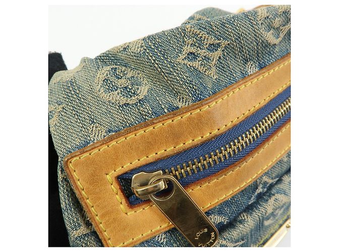 Louis Vuitton Monogram Denim Baggy PM Borsa 2Way Borsa a Tracolla M95049 - vista 13