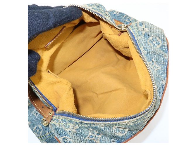 Louis Vuitton Monogram Denim Baggy PM Borsa 2Way Borsa a Tracolla M95049 - vista 19