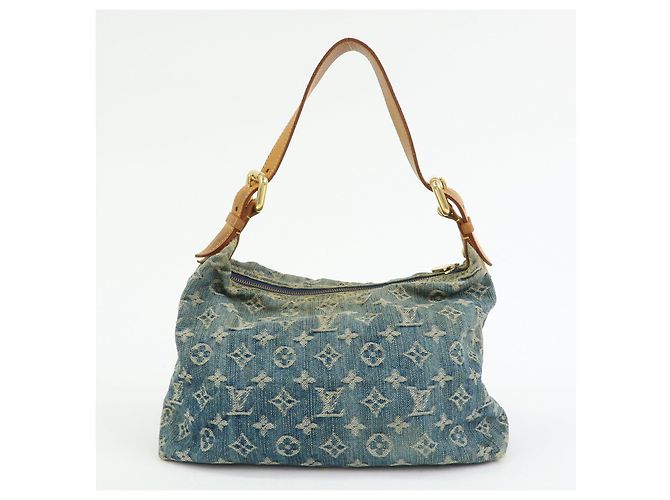 Louis Vuitton Monogram Denim Baggy PM Borsa 2Way Borsa a Tracolla M95049 - vista 2