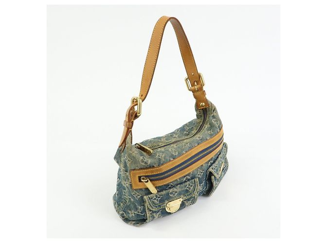 Louis Vuitton Monogram Denim Baggy PM Borsa 2Way Borsa a Tracolla M95049 - vista 4