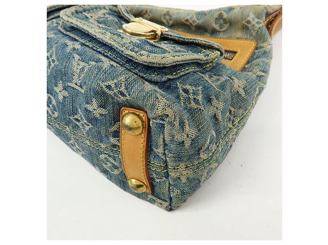 Louis Vuitton Monogram Denim Baggy PM Borsa 2Way Borsa a Tracolla M95049 - vista 9