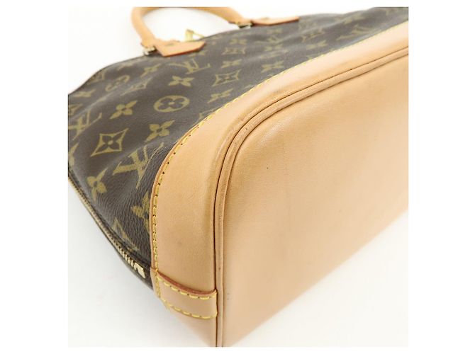 Louis Vuitton Monogram Alma PM Canvas Leather Hand Bag Brown M51130 - Ansicht 13