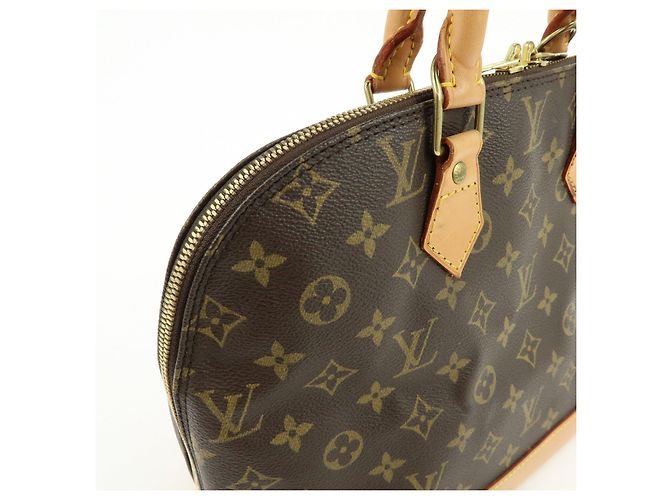 Louis Vuitton Monogram Alma PM Canvas Leather Hand Bag Brown M51130 - Ansicht 17