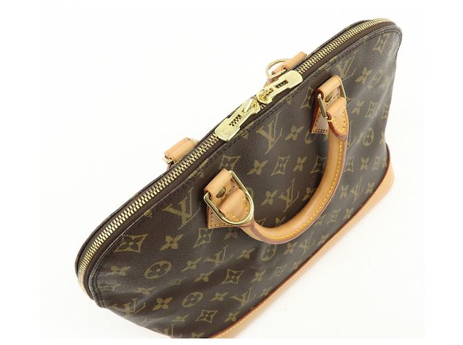 Louis Vuitton Monogram Alma PM Canvas Leather Hand Bag Brown M51130 - Ansicht 19