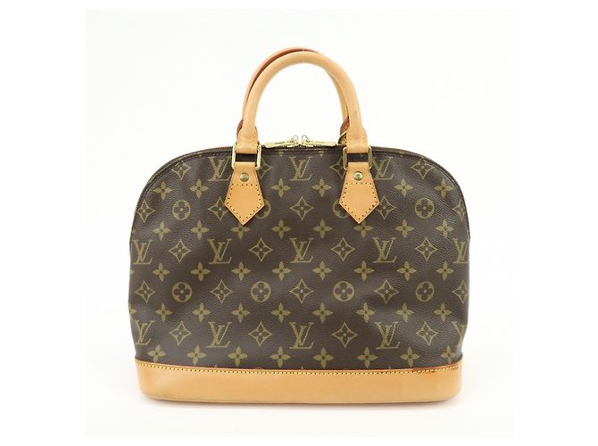 Louis Vuitton Monogram Alma PM Canvas Leather Hand Bag Brown M51130 - Ansicht 2