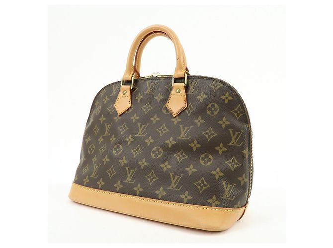Louis Vuitton Monogram Alma PM Canvas Leather Hand Bag Brown M51130 - Ansicht 3