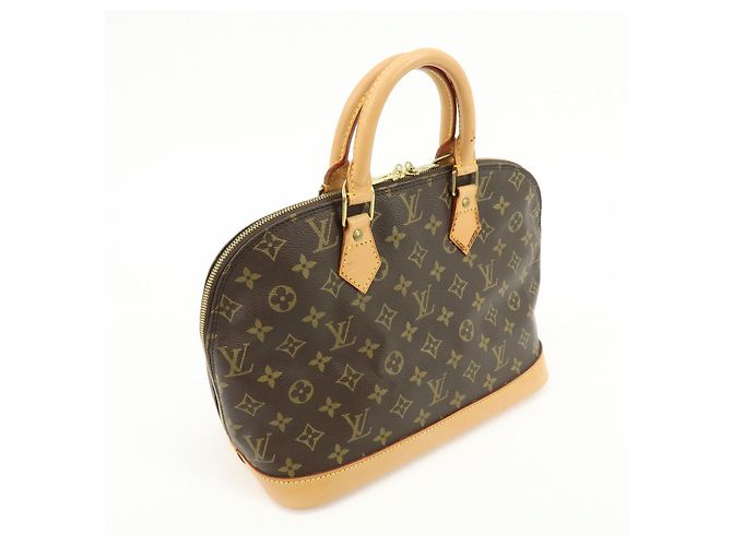 Louis Vuitton Monogram Alma PM Canvas Leather Hand Bag Brown M51130 - Ansicht 4