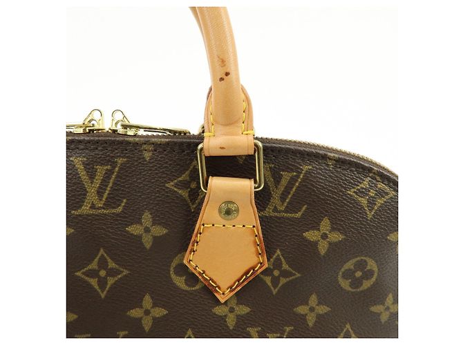 Louis Vuitton Monogram Alma PM Canvas Leather Hand Bag Brown M51130 - Ansicht 8