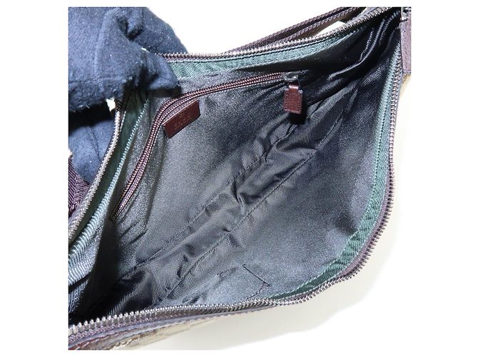 Borsa a tracolla e borsa a mano GUCCI in pelle e tela GG Marrone Beige - vista 20
