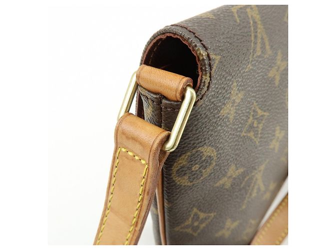 Louis Vuitton Monogram Musette Tango Short Shoulder Bag Brown M51257 - vista 11