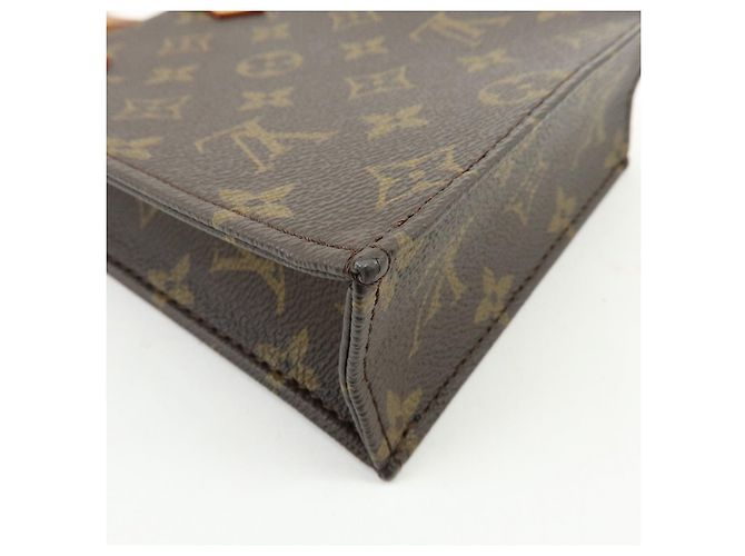 Louis Vuitton Monogram Petit Sac Plat Borsa 2Way Borsa a Mano e a Spalla M69442 - vista 16