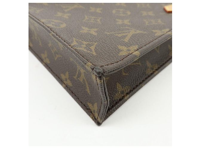 Louis Vuitton Monogram Petit Sac Plat Borsa 2Way Borsa a Mano e a Spalla M69442 - vista 17